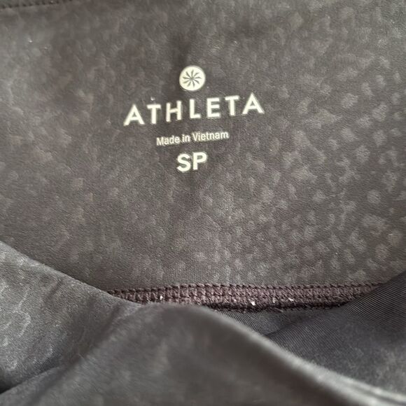 Athleta black snakeskin pattern leggings - Picture 3 of 7
